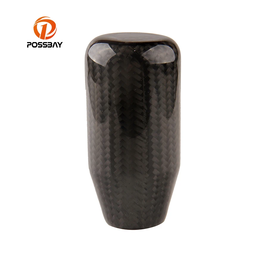 Оформление автомобиля POSSBAY из углеродного волокна|lever knob|knob universalcar gear shift knob |