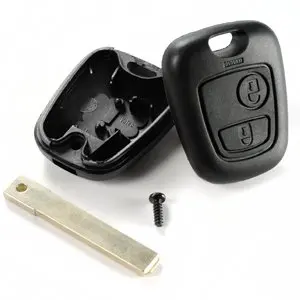 

Shell key plip for remote car Peu geot 207 307 407 107 307 SW 308 2 fob buttons box