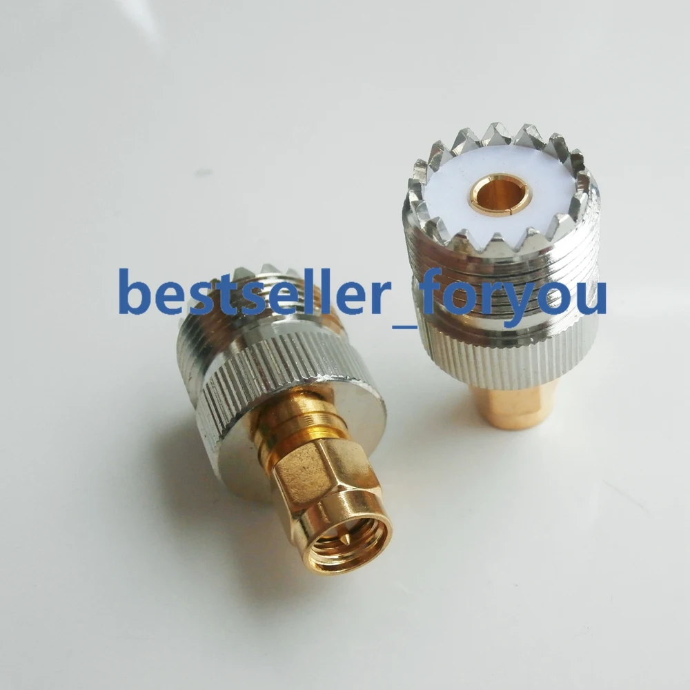 SMA male female TO N BNC SMA UHF RPSMA SO239 PL259 male female RF разъем адаптера тестовый конвертер - Цвет: 1Pcs SMA UHF-JK