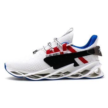 

Men's shoes summer breathable new large size casual mesh thin sports running trendy brand shoes trendy white shoes