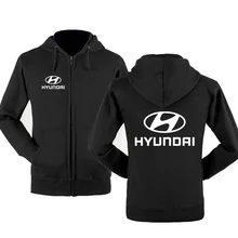 Мужская Флисовая Толстовка Hyundai хлопковая толстовка на молнии с