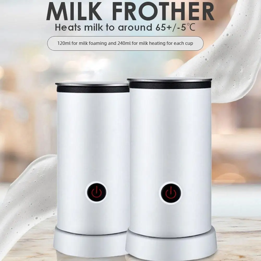  240ml Stainless Steel Electric Milk Frother Foam Maker Coffee Home Kitchen Tool - 4000506806265