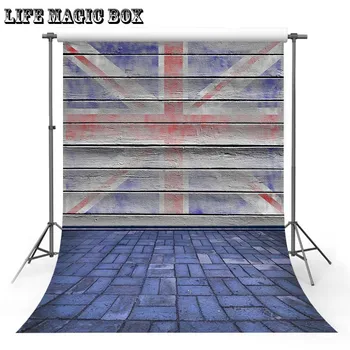 

LIFE MAGIC BOX Blue Brick Ground Mermaid Children'S Birthday Abstract Background Library Backdrop Floor-463