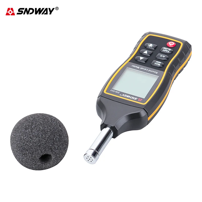 US $26.99 Sndway 30130 Db Digital Sound Level Meter Decibel Noise Measuring Device Handheld IndustryOffice Noise Measurement NoiseMeter