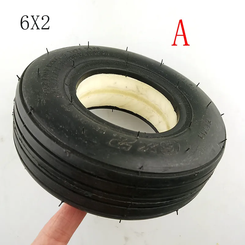 Супер скутер 6 дюймов 6X2Tire и внутренняя трубка набор 6x2 твердые шины для fastwheel F0 электрический скутер стул грузовик тележка