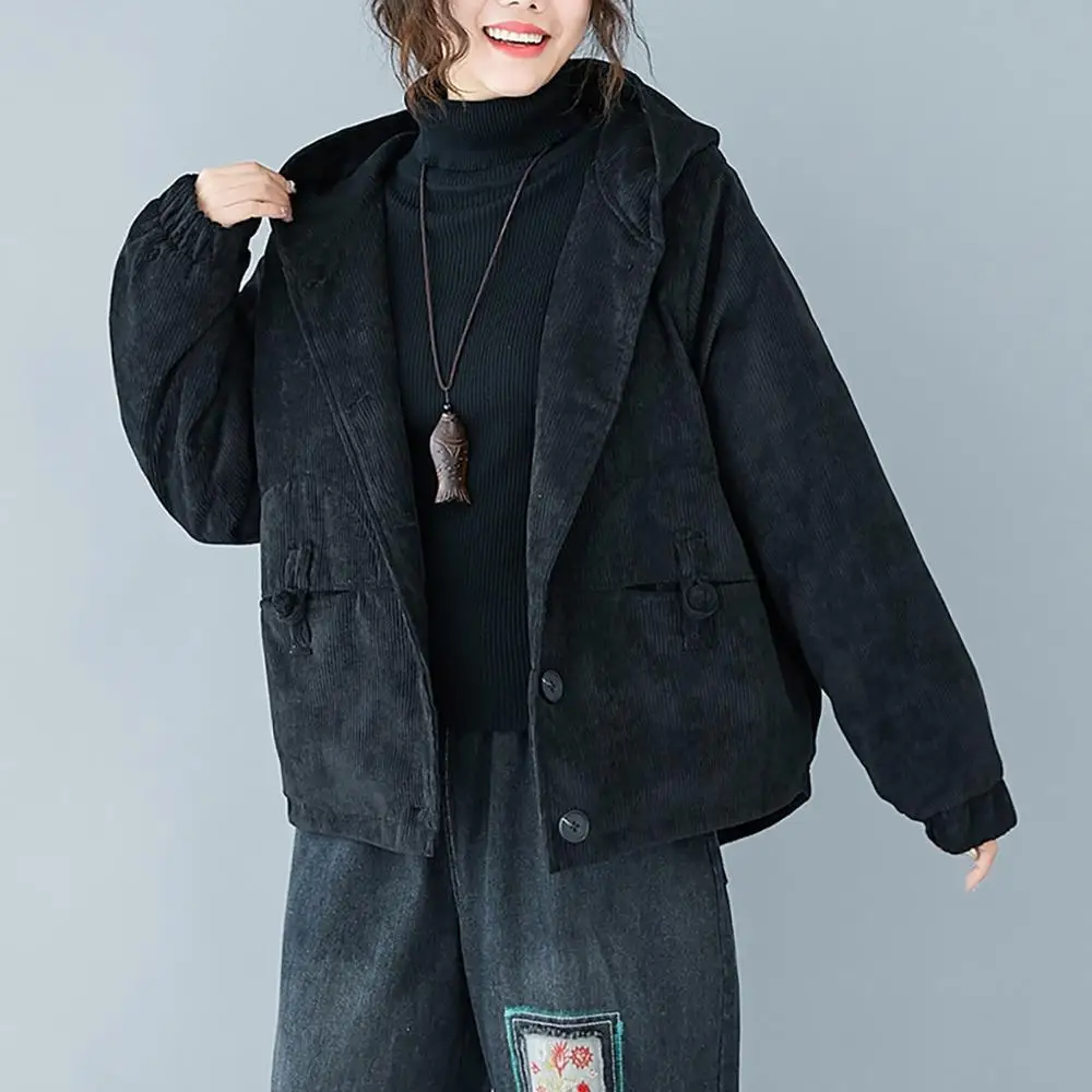 Зимняя хлопковая куртка для женщин, теплое однотонное плотное пальто, Manteau Femme Winterjas Dames Parka Abrigos Mujer Invierno Kurtka Zimowa damsk
