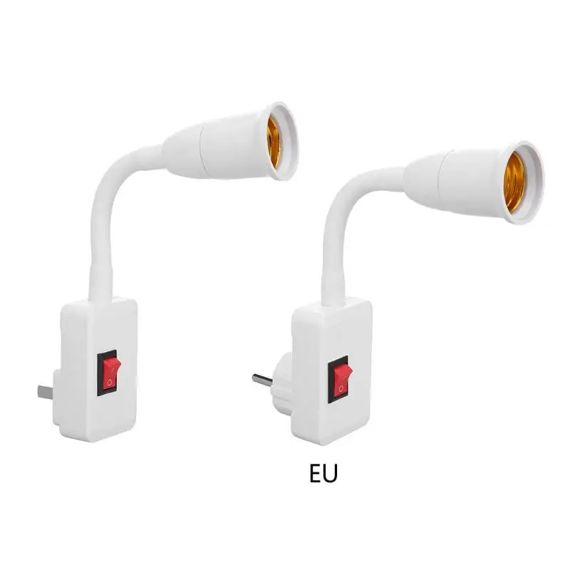 Универсальный/EU штекер светильник база E27-E27 лампа удлинитель-адаптер с конвертером гибкий светодиодный светильник лампа удлинение держатель