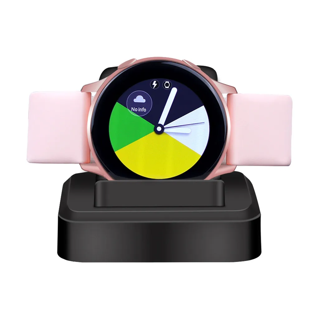 Ouhaobin зарядная док станция для samsung Galaxy Watch Active 2 портативное беспроводное быстрое