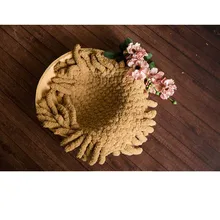 Многофункциональный мягкий детский реквизит с кисточками для фотосъемки новорожденных квадратных фотографий одеяло обернутое в ткань для фотосъемки детей