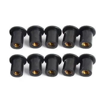 

M4/M5/M6 Rubber Well Nuts Blind Fastener Windscreen Windshield Fairing Cowl