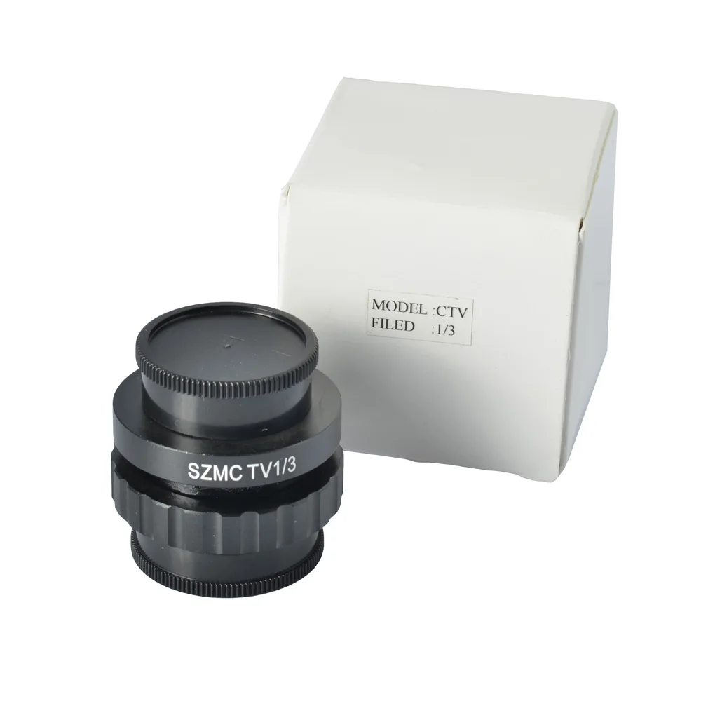 SZM 1/3 CTV Stereo Microscope Camera CCD Mounting Adapter for