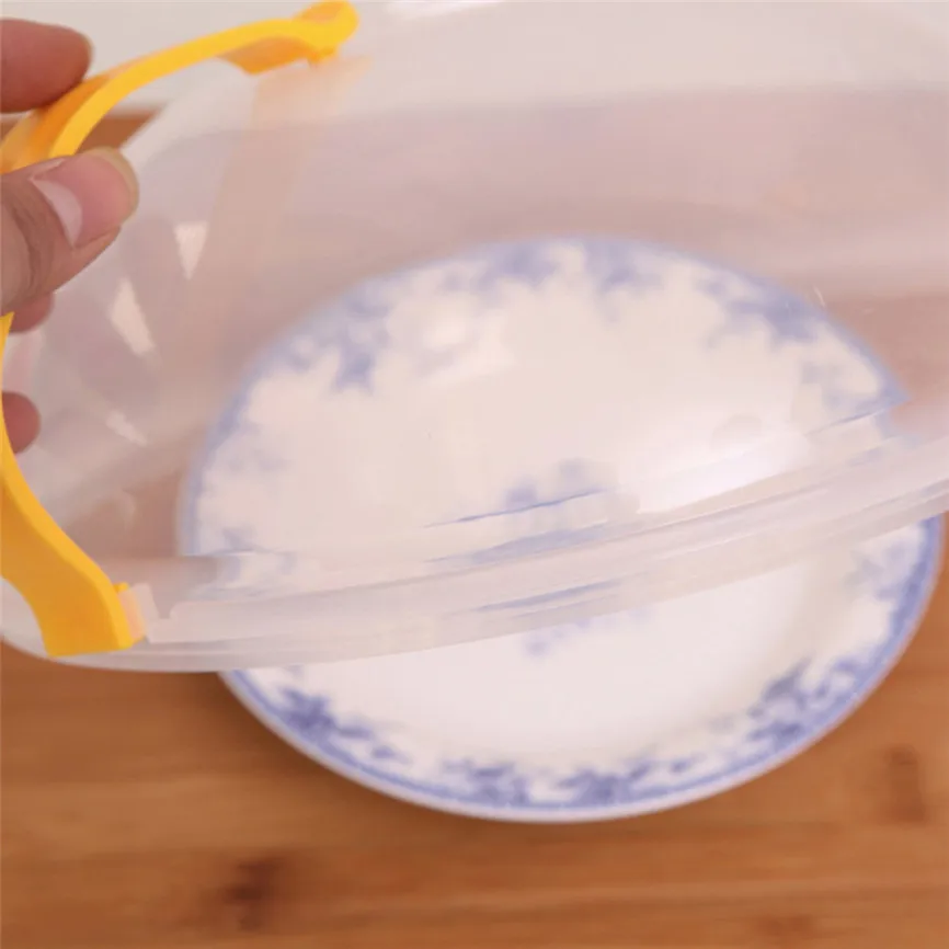 New Quality New Food Multifunction Splatter Guard Microwave Hover Anti-Sputtering Cover 26*10cm Christmas Decoration Gift
