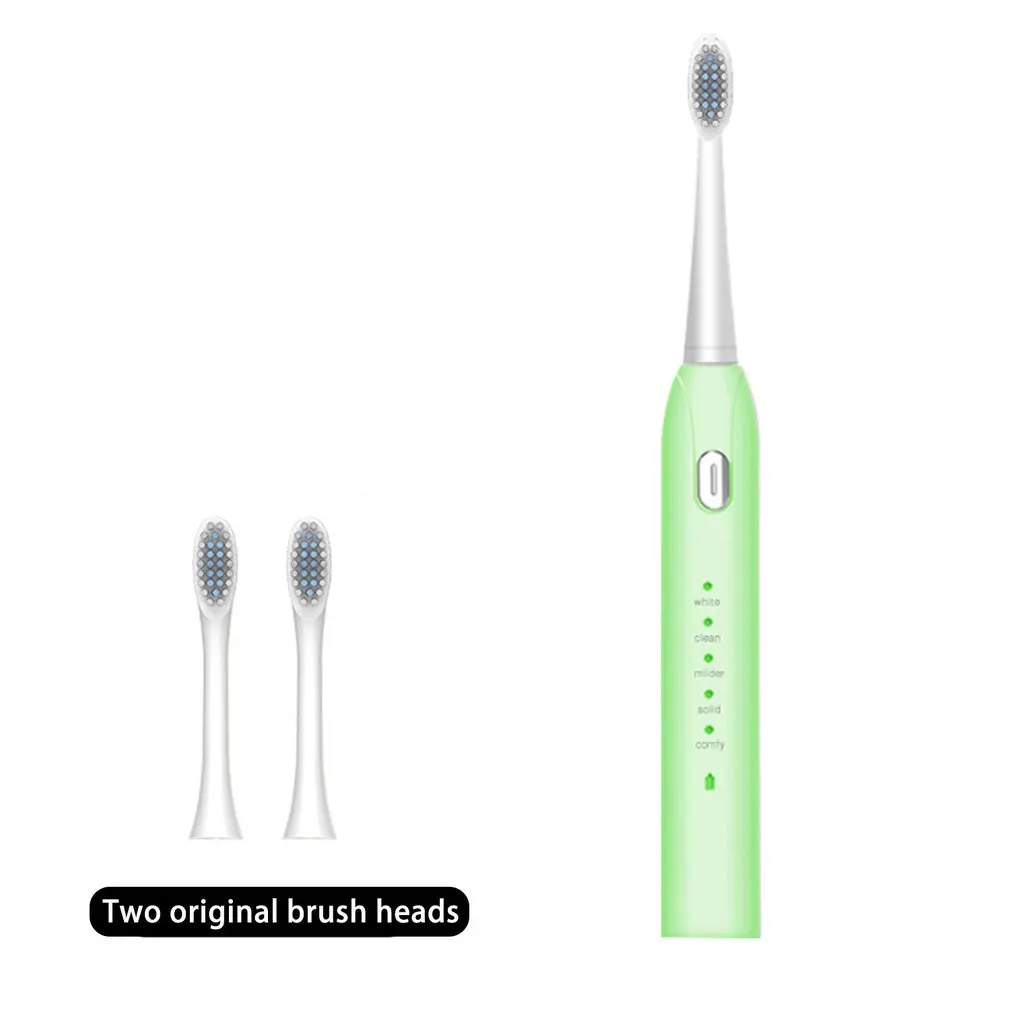 

S802 Sonic Electric Toothbrush Adult Timer Brush 5 Mode Usb Charger Rechargeable Tooth Brushes Replacement Heads Set