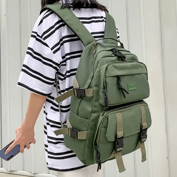 

Waterproof Oxford Cloth Backpack Student Sports Backpack Campus School Bag Laptop Backpack Men Women Outdoor Camping Backpack