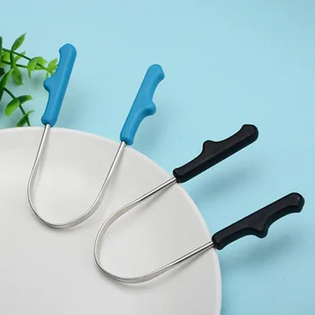 

1 PCS Stainless Steel Tongue Mouth Cleaner Scraper Fresh Breath Maker Toothbrush Cleaning Oral Dental Hygiene Care Oral Care