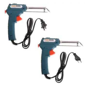 

110/220V 60W Automatic Send Tin Gun Electric Soldering Iron Rework Station Desoldering Pump Welding Tools US/EU Plug