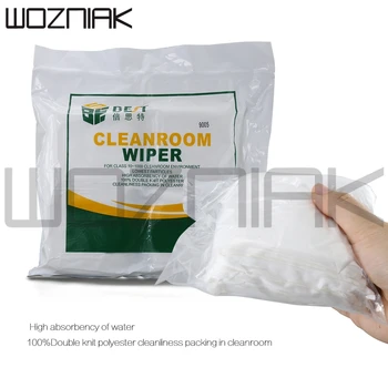 

High-Quality Touch Screen Soft Cleanroom Wipers Microfiber Anti Static Non Dust Cloth for Mobile Phone Pad Tablet Camera Lapto
