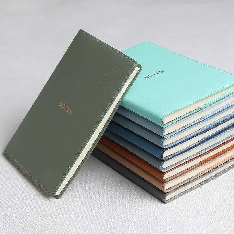 

PU Leather A5 Notebook 100 sheets Business Notepad Office Daily Work Notebook Portable Agenda Organizer papeleria Stationery