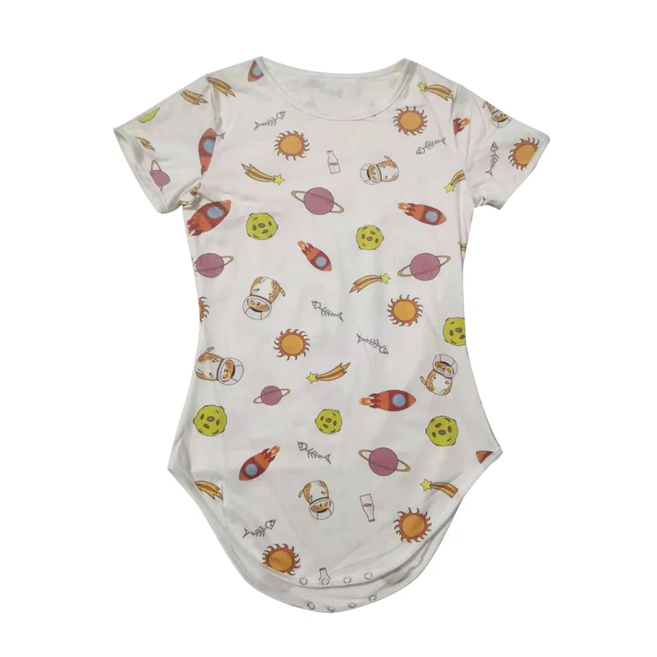 Adult Bodysuit Pajamas Snap Crotch Bee Printed Romper Onesie For Adult Baby Diaper lover Boys For Man Daddy Munmmy