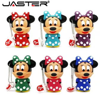 

JASTER Mouse Mickey and Minnie USB Flash Drive pen drive Animal cartoon pendrive 4GB/8GB/16GB/32GB exquisite pendrive funny usb