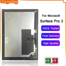 ЖК-дисплей для Microsoft Surface Pro 3, сенсорный экран, дигитайзер для Surface Pro 3 (1631) TOM12H20 V1.1 LTL120QL01 003, ЖК-панель