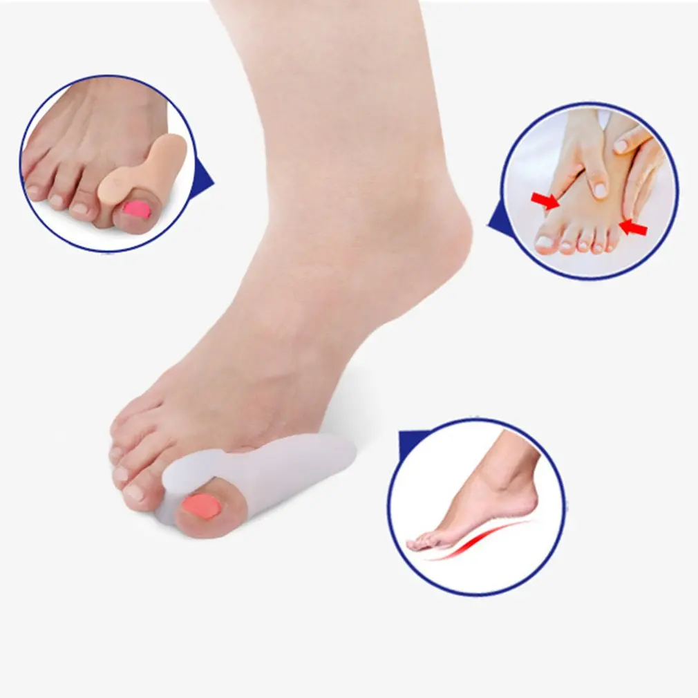 

Silicone Gel Bunion Corrector Big Toe Separator Hallux Valgus Corrector Bone Thumb Orthotic Pedicure Foot Care Tool