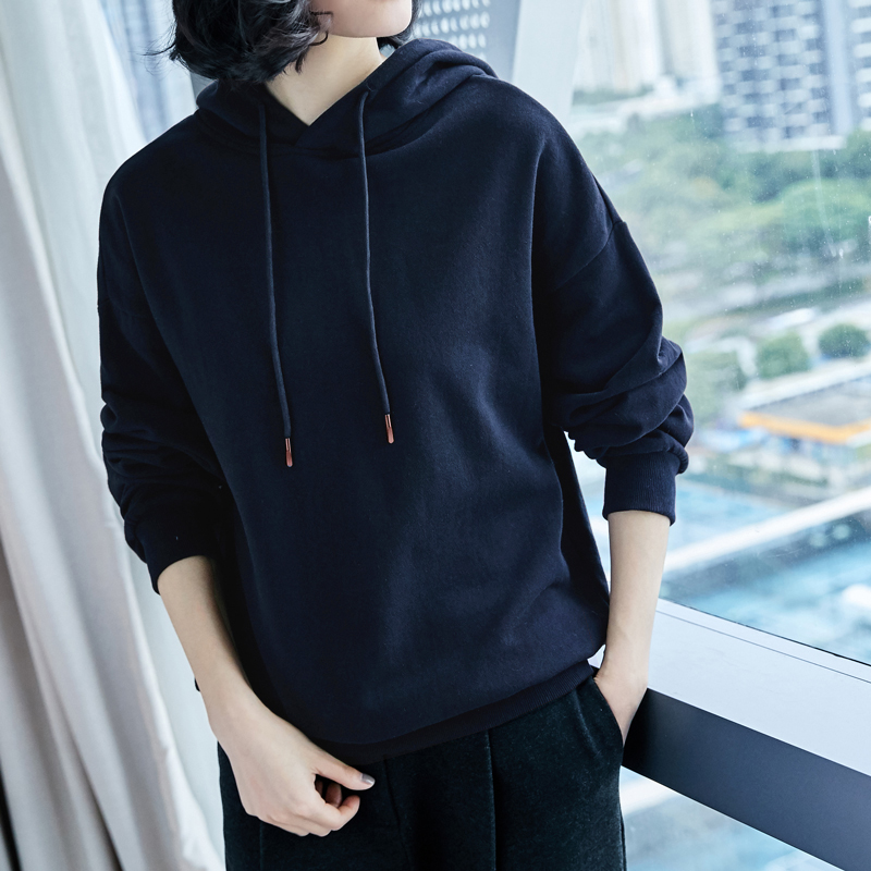 Basic Solid Color Hoodie