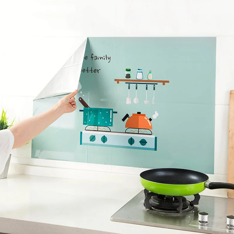 

Sticker Oil Proof Sticker Kitchen Fume-Proof Sticker Tile Glass Sticker Waterproof Wall Oil-Proof Sticker For Fume-Proof Machine