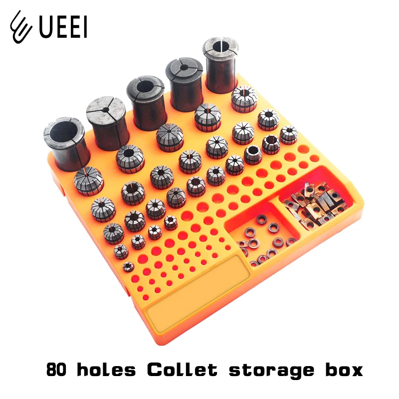 ERColletStorageBox80HolesER8ER11ER16ER20ER25ER32ER40Collet