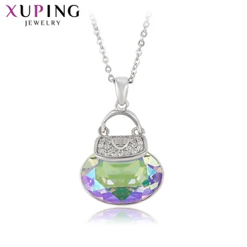 

Xuping Pendant Necklace Vintage Crystals Jewelry Romatic Party Fashion Prime Gifts for Women S188.8-40584