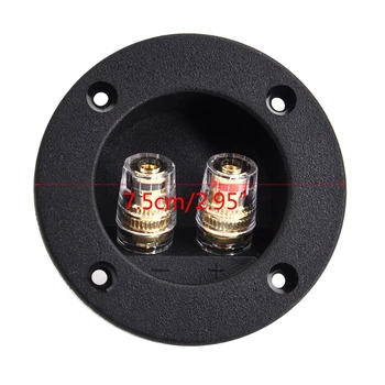 

2pcs/lot Two Copper Terminal Block Speaker Junction Box Connector DIY Accessory