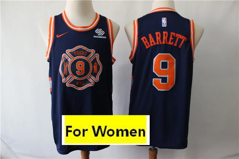 Женщин baskeball Нью-Йорк#9 R.J. Barrett Майки