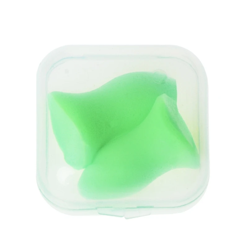 1 пара мягкие вспененные беруши конические дорожные затычки для сна