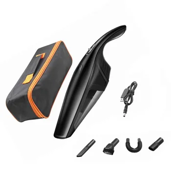 

Rechargeable Car Vacuum Cleaner With Storage Box Black 4000kpa Replacement
