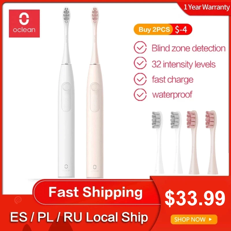 Sonic Electric Toothbrush Teeth-Cleaning Fast-Charge Waterproof Automatic Adult IPX7