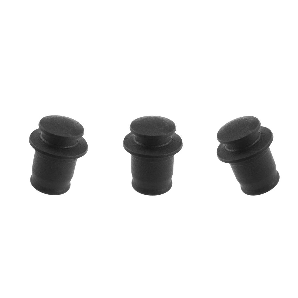 Pack Of 3 ABS  12V Car Cigarette Lighter Socket Plug Dust Cover Cap Fit For Lighter Socket Size: 0.83-0.87