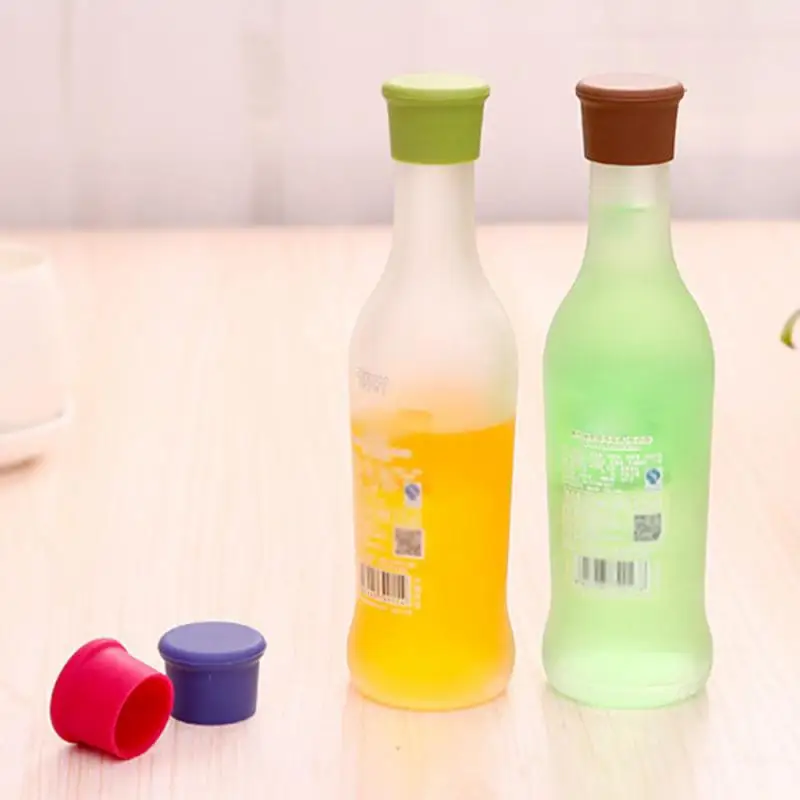 Silicone Red Wine Stoppers Food Grade Beer Beverage Bottle Caps Sealers Leak Free Fresh Keeping Plug For Kitchen Gadget Bar Tool | Дом и сад