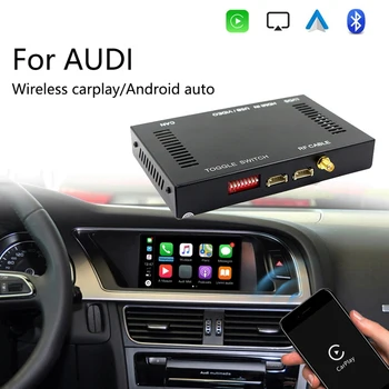 

Car Wireless Carplay Android Auto Interface Box Smartphone Link Receiver for A4 A5 Q3 Q5 S5 3G MMI System