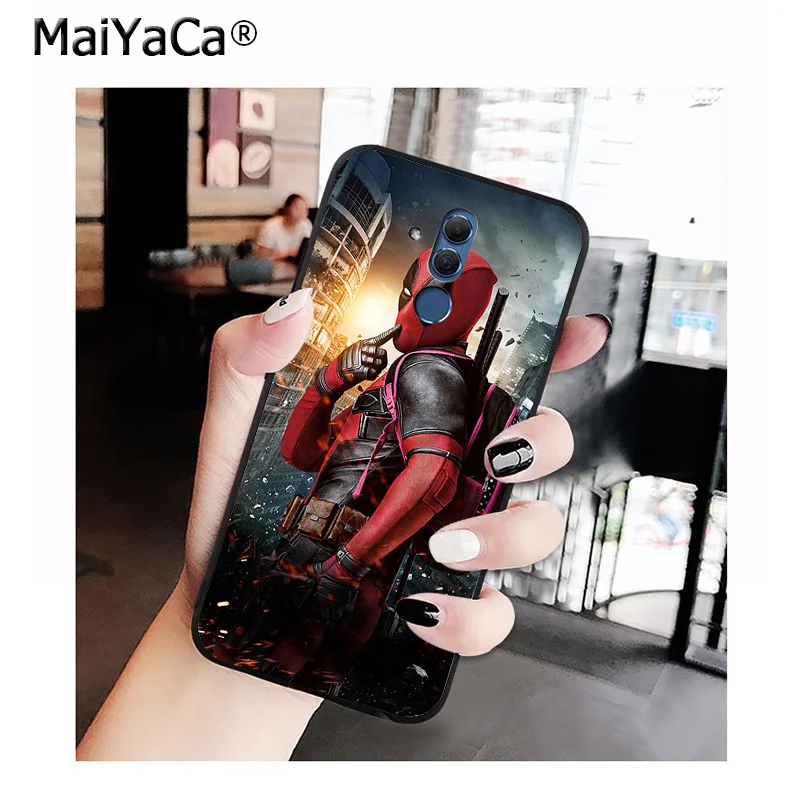 MaiYaCa фильма «Дэдпул»; рубашки Железный человек Марвел Мстители чехол для телефона с логотипом для Huawei mate 10 20 Lite 20X Коврики 20 10 Pro Коврики 9 Nova3 3i - Цвет: A3