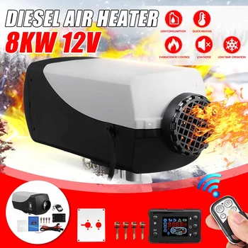

Simple Version 12V 8KW Car Heater Air Diesel Parking Heater LCD Monitor Remote Control For RV Trucks Bus Trailer Without Tank