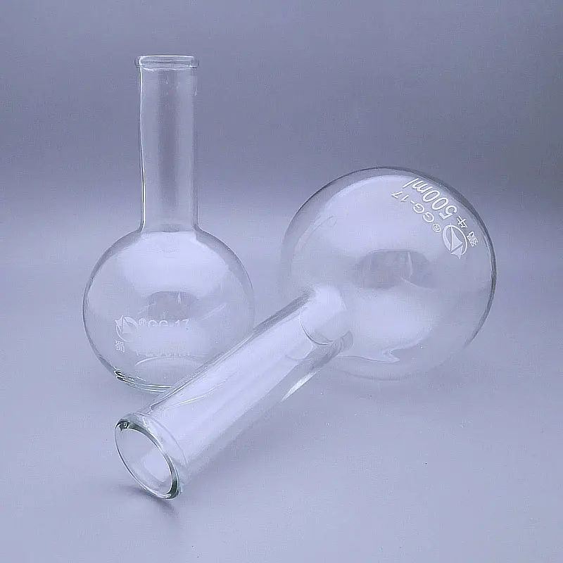 Lab Glass Flask 1pcs 100ml-2000ml for Chemistry Experiment