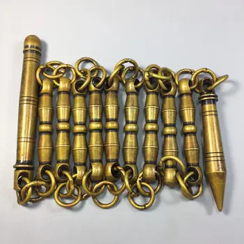 

Exquisite antique bronze ware (nine Section Whip) ornament