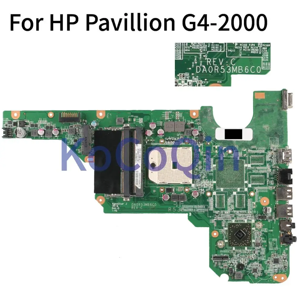 Placa-mãe para Laptop hp Kocoqin Placa Principal Amd de Alta Qualidade Placa-mãe para notebook - Imagem 2
