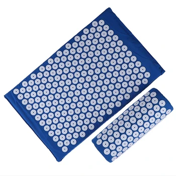 

Acupressure Mat Pillow Massage Set Acupuncture Mattress For Back Neck Pain Relief Full Body Massager Yoga Mat Needle Pressure