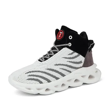 

Men Running Shoes Outdoor Black White Sneakers Lovers Shoes High Quality Casual Breathable Hollow Shoes Mesh Jogging Sport Shoes