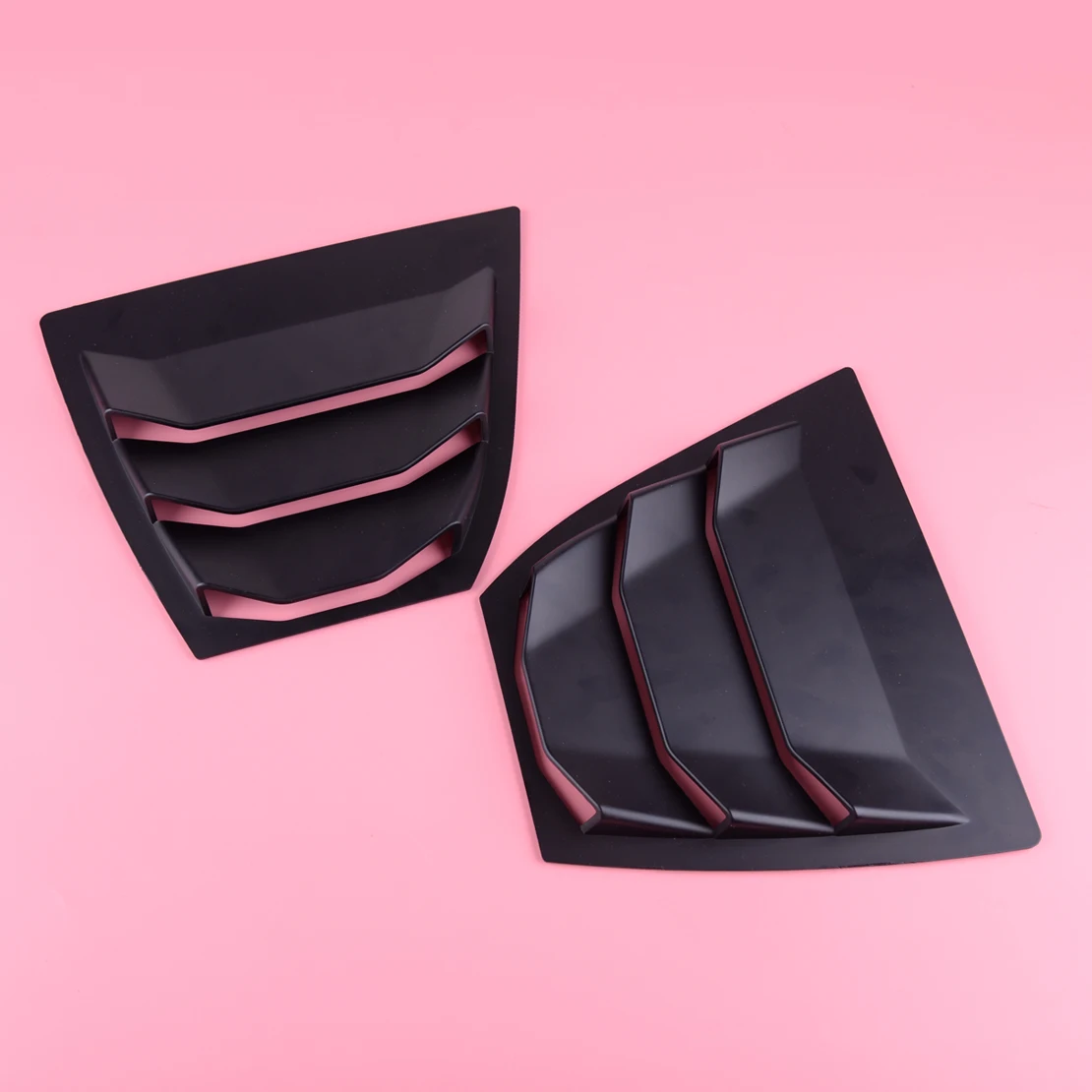 

CITALL Car Black ABS Rear Side Window Louver Vent Cover Trim Panel Stickers Styling Fit For Mazda 3 Axela 2014 2015 2016 2017