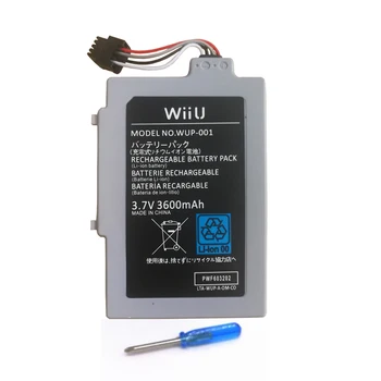 

New 3600mAh Battery for Nintendo Wii U Gamepad Joystick Controller Bateria 3.7V Li-Ion Rechargeable Batteries Replacement