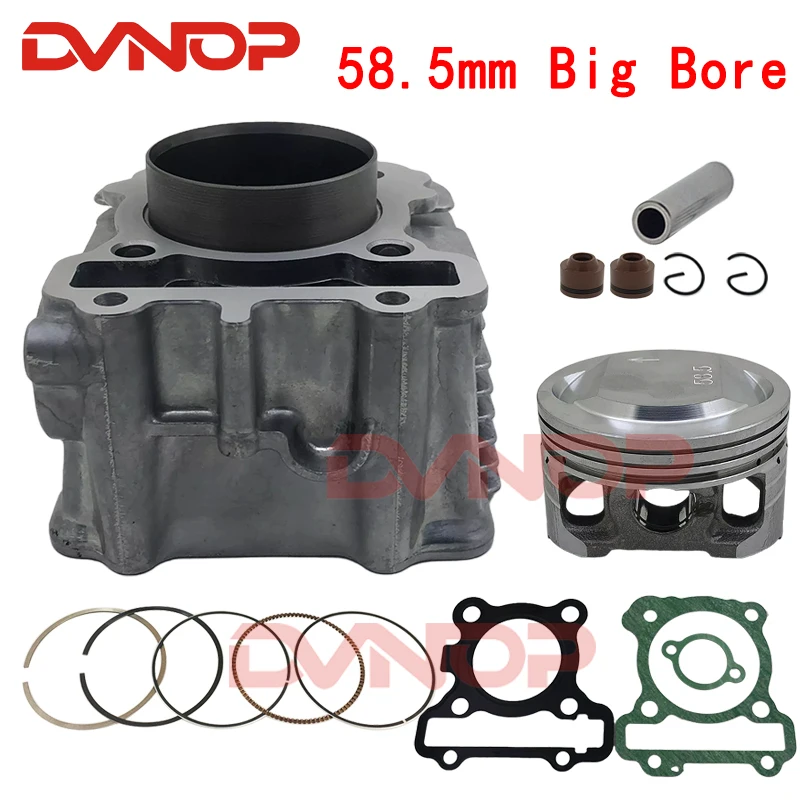 Motorcycle Accessories Set Cylinder 58.5mm Big Bore ZY125T 13 14 AS125