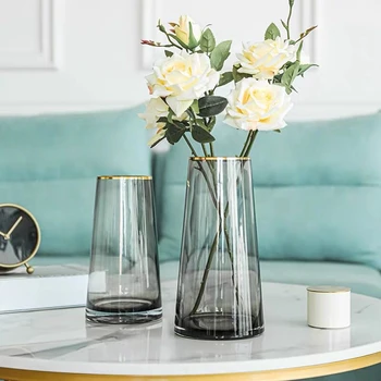 

Nordic Design Glass Vase Flower Vase Tabletop Vase Flower Arranging Home Decoration