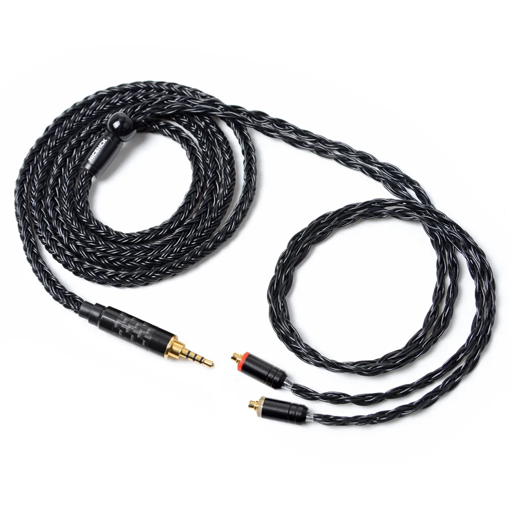 NICEHCK 16 Core посеребренный кабель 3,5/2,5/4,4 мм MMCX/2Pin кабель для TFZ TRNKZZSX/ZSN/ZS10 CCAC12/C16/C10 NICEHCK NX7 Pro/F3
